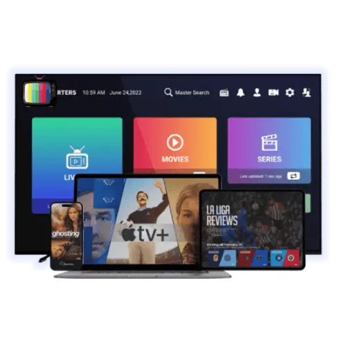 Xtreme HD IPTV UI Dashboard Client